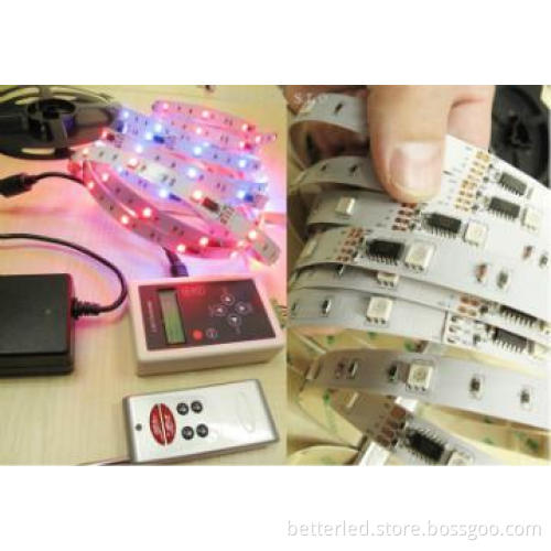 SMD5050 30leds/m RGB Led magic strip widely use indoor lighting